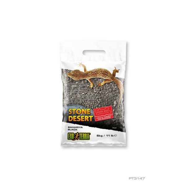 Exo Terra Stone Desert Substrate – Bahariya Black