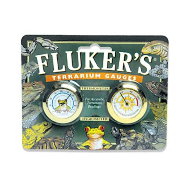 Fluker’s Terrarium Gauges Thermometer and Hygrometer Combo